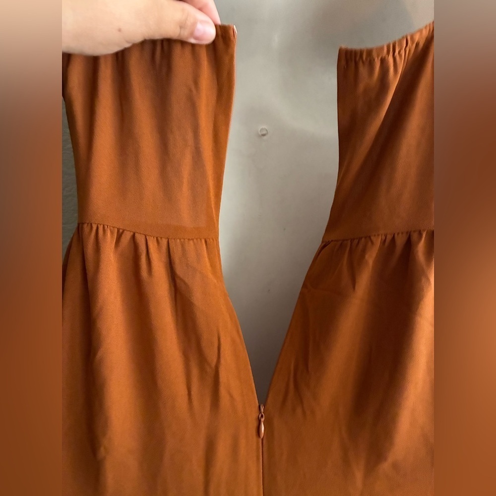 🆕Cider Rust Lace Trim Tiered Cami Maxi Dress M🆕 - Picture 13 of 16